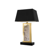 Blossom Leather & Gold Leaf Lamp thomas-george-gallery